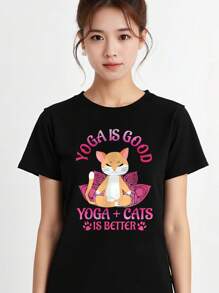 Cat-Yoga-Class-Womens-Workout-Gift-Yogi-Meditation-Saying-T-Shirt