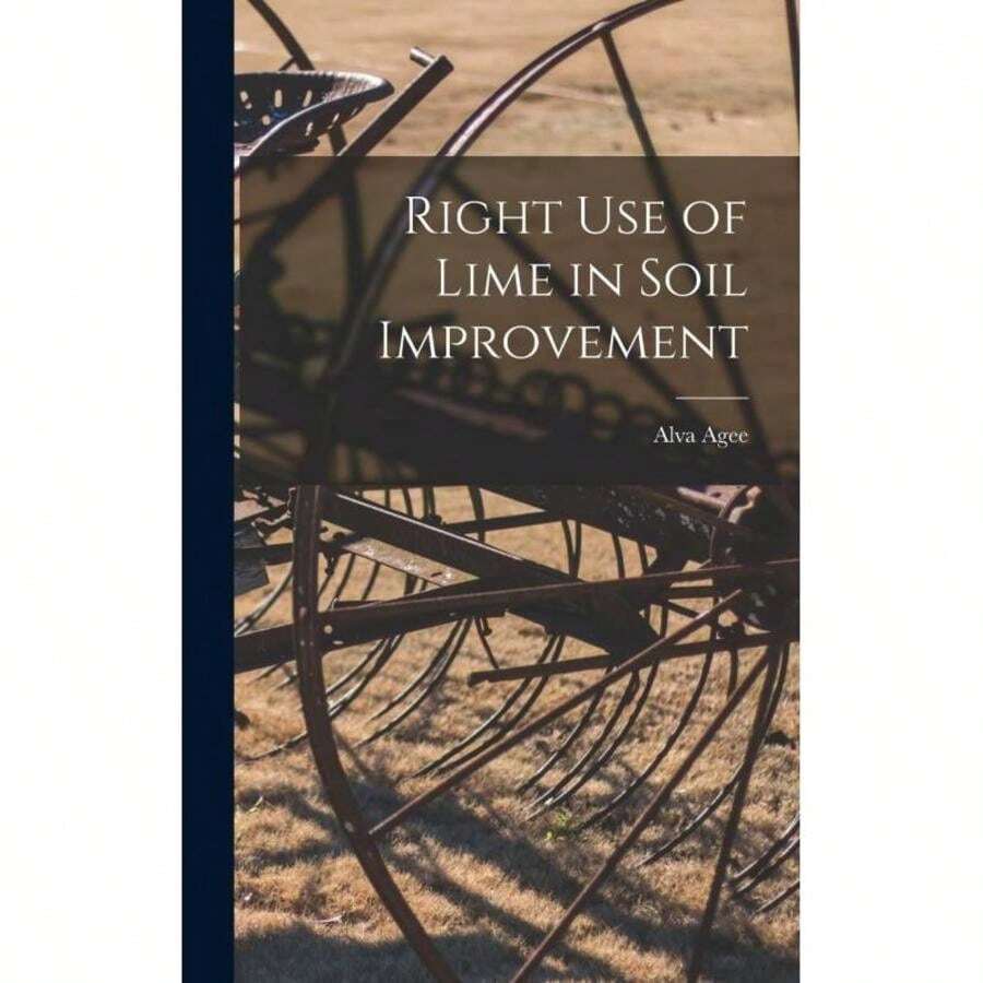 Right Use Of Lime In Soil Improvement-XY724 - Single Book - View 1