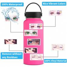 50PCS 2D EyesStickers Vinyl Aesthetics Stickers Scrapbooking, Diary, Bumper, Skateboard, Water Bottle, Cartoon, Hard Hat, Car Stickers And Decals, School Supplies,Back To School