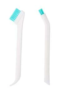 1pc/2pcs Multi-Functional Portable Cleaning Brush With Scraper, Suitable For Cleaning Gaps Of Doors, Windows, Cups, Baby Bottles, Kitchen Stove, Sink And Other Sanitary Corners