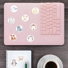 500 pegatinas de animales con tinta, pegatinas de vinilo de estética para scrapbooking, diarios, parachoques, monopatines, botellas de agua, dibujos animados, cascos de seguridad, coche
