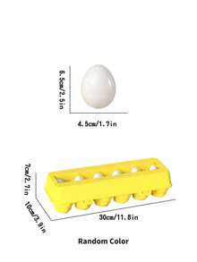 Brinquedos inteligentes em formato de ovo, brinquedos cognitivos Montessori para educação infantil, reconhecimento de cores e padrões, presente adequado para meninos e meninas (cor aleatória) - Multicolorido - Ver 9