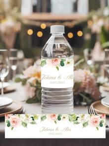 Customized Celebration Labels Personalized Bottle Stickers Customized Name Text Stickers Birthday Baptism Wedding Decoration Water Bottle Label Decoration Supplies,Custom Water Bottle Sticker - Custom Logo Label - Graduation Bottle Label - Birthday Label - Multicolor - View 3