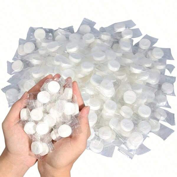 Disposable Compressed Face Towels, Individual Wrapped Candy Facial Wipes, Portable Towels, Camping Wet Wipes And Toilet Paper, Ideal For Outdoor Camping And Hiking