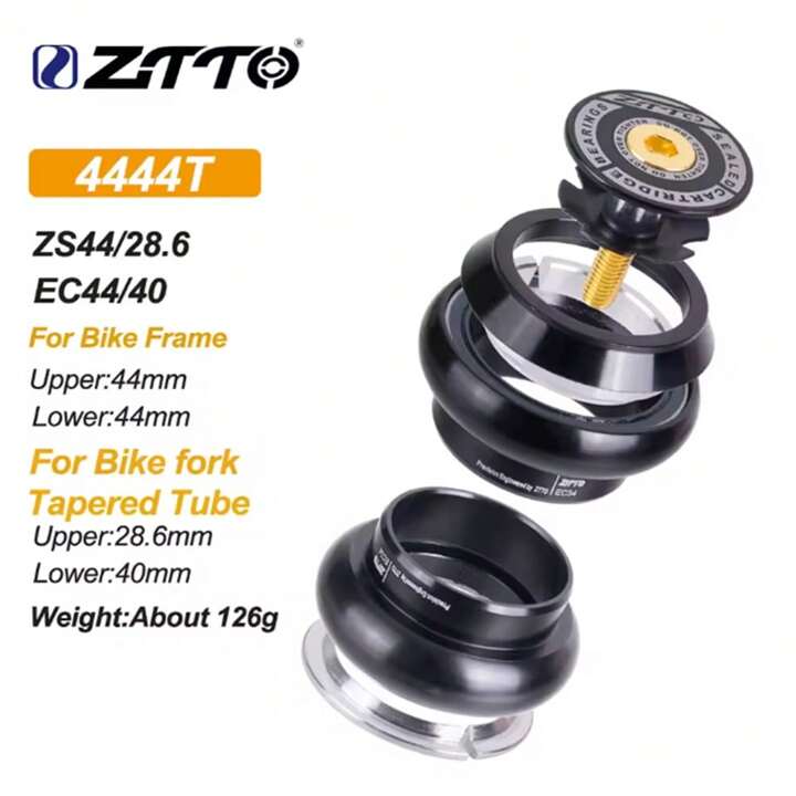 ZTTO 4444T MTB Bike Road Bicycle Headset 44mm ZS44 CNC 1 1/8