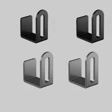 2 pezzi Ganci da parete in acciaio inossidabile - Facili da installare, multifunzionali per l'immagazzinamento, adatti per cucina, camera da letto, bagno - Rastrelliera pratica e moderna, ganci di utilità