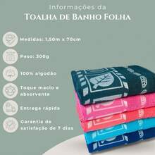 Kit 9 Giant Soft Bath Towels 70 X 140 Cm High Absorption Premium 100% Cotton - 彩色 - 查看 3