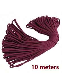 10/50/100m Multi-Color 6mm Thick Macrame Rope, Handmade DIY Bracelet Jewelry Making Beading Cord