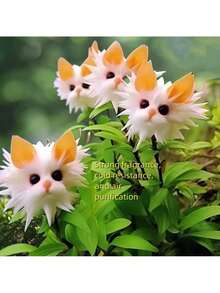 200 Pieces Of Cat's Eye Orchid Flowers, Cute Cat-Shaped Flowers, Soft Blue And Pink, Suitable For Indoor And Outdoor Decoration On Valentine's Day, Christmas, Easter, Thanksgiving, Cold-Resistant And Suitable For All Seasons, Suitable For DIY Gardens, Home Gardens, Flower Pots And Courtyards - Ideal Gardening Gifts - Christmas - Holiday Flowers - Celebration Flowers - Christmas - 200 hạt giống - Xem 3
