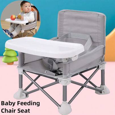 NetHong Baby Feeding Chair Seat Compact Folding High Chair Children Baby Travel Armchair