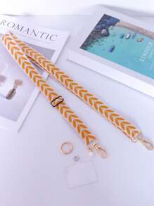 1 PIEZA Cordón ajustable largo para el teléfono con colgante de perla falsa | Correa para el hombro y el cuello con diseño ancho | Perfecto para uso diario y ocasiones especiales, combinando funcionalidad y moda como regalo para madre, familia, amigos, cumpleaños, festividades, accesorio para teléfono