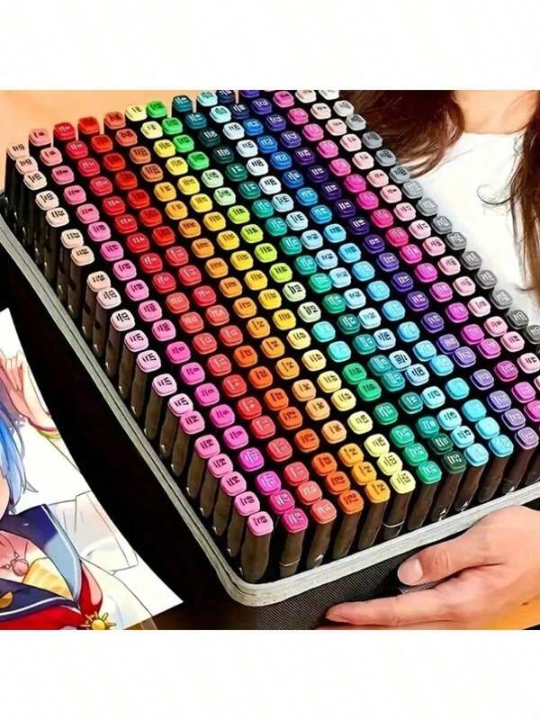12/24/30/36/40/48/60/80/100/120/168/204/262 Colores Bolígrafos marcadores de metal Touchhero, variedad de colores vívidos, punta fina - multiusos para pintura en piedras, arte, vidrio y manualidades, vuelta al cole