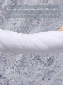 1pc Sun & Star Minimalist Extra Large Beach Towel - Super Soft, Fast Drying, Light Green With White Sun & Stars Design, Perfect For Beach, Camping, And Summer AdventuresTravel Essentials Travel Accessories Beach Essentials - Multicolor - View 5