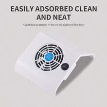 USB Powered Nail Dust Collector With Strong Suction, Nail Care Debris Vacuum Cleaner Suitable For Nail Salons And Home Use