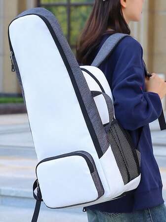 1PC Badminton Racket Bag Tennis Bag Sports And Business Dual-Purpose Backpack Outdoor Sports Backpack Large Capacity Independent Shoe Compartment Dry And Wet Separation Fitness Bag Handbag Can Accommodate 1-2 Rackets Outdoor Sports Bag