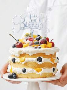 1 件/3 件生日快乐蛋糕装饰、金色/银色/玫瑰金亚克力蛋糕装饰、生日派对现代字母蛋糕顶部装饰、生日蛋糕装饰礼物、DIY 蛋糕装饰用品、派对装饰用品、烘焙用品、烘焙装饰、烘焙用品、蛋糕用品、家具厨房必需品、节日礼物