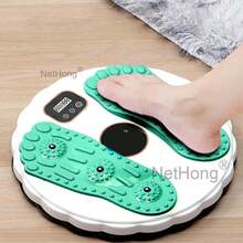 NetHong Digital Waist Whisper Body Shaping Waist Twisting Disc Waist Sculptor Machine - Green - View 3