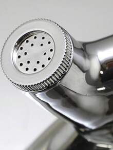 Ducha Higiênica Para Banheiro Completa Luxo Metal Inox núcleo da válvula de cobre 1,2m Chuveirinho Privada - Prata - Visão 1