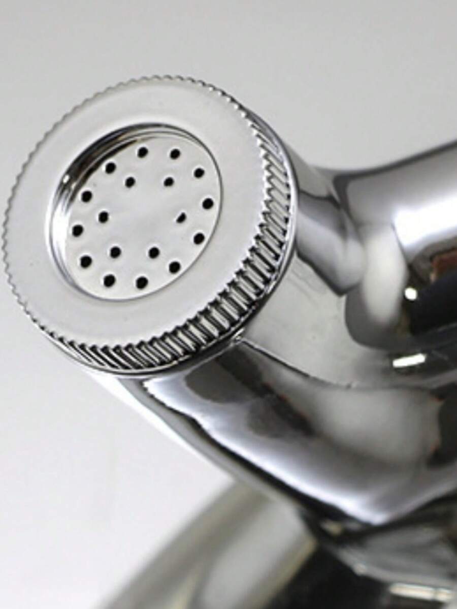 Ducha Higiênica Para Banheiro Completa Luxo Metal Inox núcleo da válvula de cobre 1,2m Chuveirinho Privada - Prata - Visão 1