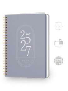 BUBU 2025 Miesięczny Planer/Kalendarz - Miesięczny i Tygodniowy Planer Od Styczeń 2025 Do Grudnia 2025, Spirala Planner Notebook Z Zadaniami Do Zrobienia, Celami, Notatkami, Artykułami Powrót Do Szkoły