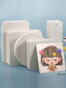 艺术家专用优质水彩纸 - 双面纹理，300gsm 厚，非常适合绘画、明信片和工艺品，方形/圆形，非常适合小型艺术品，艺术纸 | 方形水彩纸 | 厚水彩纸，艺术家纸，返校，学校用品