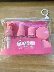 6pcs/Set Travel Bottles Spray Bottle Lotion Empty Shampoo Bottle Mini Bottle Face Cream Transparent Container Travel Essentials Travel Bottles Suit Spray Bottle Cosmetic Lotion Bottle Small Spraying Pot Plastic Bottle Spray Bottle Pressing Bottle