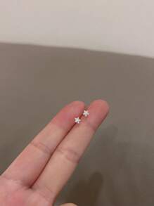 3/4/5pcs Minimalist Small Geometric Stud Earrings Set, Versatile For Daily Wear