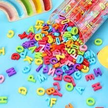 100 piezas de abalorios espaciadores de acrílico con letras del abecedario inglesas de 13*5mm en colores variados para hacer joyas DIY, como pulseras, pendientes, collares, cadenas de suéter, brazaletes, llaveros, adornos de teléfono móvil, un regalo ideal para fiestas y joyería