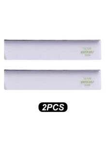 1pc/2pcs Clear Acrylic Computer Monitor Message Board, Modern Minimalist Self-Adhesive Notepad Stationery Mobile Phone Storage Sticky Memo Pad, Suitable For Back To School, Business, Study, Office