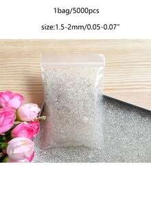 1 Bag/5000pcs Water Gel Beads Vase Filler - Suitable For Floating Candles, Wedding Party, Home Decor, Plants And Crafts (Water-Absorbing Expansion) Birthday Graduation Gift - Transparent - View 3