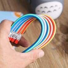 30 支/15 支/3 支柔性铅笔，带橡皮擦的柔性铅笔，实用可弯曲魔术铅笔，专业艺术用途的创意书写铅笔，灵活可折叠的软铅笔，适合作为生日派对礼物和有趣的奖品/办公用品 - 彩色 - 查看 3