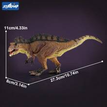 Juego de juguetes de dinosaurios gigantes, grandes juguetes de dinosaurios realistas para niños de 3 a 5 años - Regalos perfectos de dinosaurios para niños en cumpleaños - Figuras de juguete de dinosaurios con detalles pintados a mano - Figuras de dinosaurio gigantes