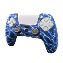 1 Set Of Controller Protective Case + 2 Joystick Caps, Non-Slip Textured Design, Enhances Gameplay Feel, Anti-Slip, Anti-Sweat, Anti-Scratch - Multicolor - View 3