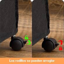 Almacenamiento para Cama, 2pcs Contenedores de Almacenamiento Debajo de La Cama con Ruedas, Zapatera Bajo Cama para Ropa, Mantas, Juguetes, Zapatos y Libros - Negro2 - Ver 9