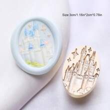 1 Pc Fairy Tale Series Wax Seal Stamp Head, Detachable Solid Brass, Intricate Fairy TalesDesigns (Castle/Rabbit/Bear/Hot Air Balloon/Candy House), Wax Sealed Stamp Head, Fire Paint Seal Head, DIY Craft, Gift Packaging, Envelope Sealing, Party Invitation Letter,Back To School,School Supplies