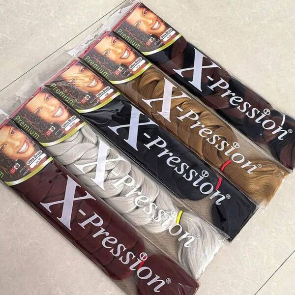 XpressionLarge Braid Synthetic Crochet Hair Extension Is Suitable For Crochet Twisted Braid, Professional Grade, Unisex, A Variety Of Lengths, Can Create Stunning Hairstyles, Very Suitable For DIY Holiday Parties, Carnivals, Music Festivals And Vacation Styling, Party Wigs | Synthetic Wigs