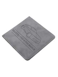 1pc Modern Style Car Registration & Insurance Card Holder - Wallet, Featuring Fashionable Car Pattern, Perfect For Storing Vehicle Documents And Travel Essentials, Travel Accessory | Minimalist Design, Car Accessories, Motorcycle License Plate Holder, Driver's License & Insurance Card Protector - Compact Short Multi-Functional Car And Motorcycle Document Organizer Pouch With Registration & Insurance Graphics - Multicolor - View 16