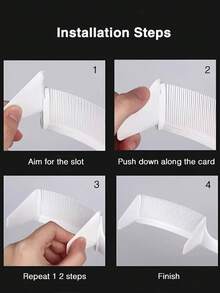 4 pezzi/set Pettine professionale per taglio capelli con design a S regolabile per posizionare i rasoi per capelli, strumento per parrucchieri, elementi essenziali da viaggio, acconciatura, parrucchiere, capelli, viaggio, prodotti per capelli, strumenti per capelli, accessori per capelli, barbiere, accessori da barbiere, barberia, attrezzatura per parrucchieri