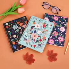 1 Stück ästhetisches Spiralheft, Frauen - Süßes kariertes College-Notizbuch/Heft mit großer Tasche und Futter in 8x5,8 Zoll - perfekt zum Organisieren für Arbeit oder Schule, Schulmaterialien, Rückkehr zur Schule