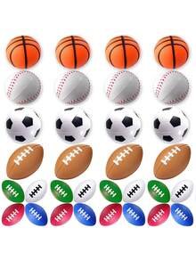 5 pièces - Balle de couleur aléatoire, ballons de football sous pression, balles anti-stress sportives, mini balles moussantes à tripoter, ballons de football en mousse mini à presser pour anniversaire, soulagement du stress, soulagement de l'anxiété, jeux de balle, cadeaux de Noël, cadeaux de remise des diplômes, cadeaux de la fête des pères. Produits de décompression pour adultes