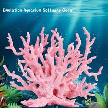 1Pc Fish Tank Accessories,Colourful New Micro Landscape Simulation Mini Coral Blue Artificial Fake Coral Undersea Fish Tank Decorations Gifts,Aquarium Decor - A - View 8