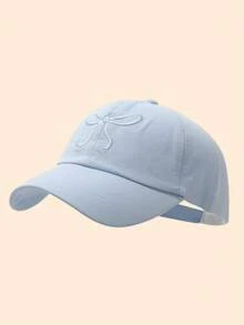 Bow Decor Girls' UV Ion Sun Hat, Kids Fashion Visor Cap, Half-Brim Princess Summer Sun Hat - Multicolor - View 18