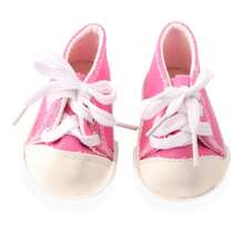 1 paire de chaussures de poupée, baskets en canevas pour poupée, chaussures de sport de couleur unie à la mode, convient aux poupées bébé reborn de 18 pouces, filles de 3 ans et plus, étudiants, accessoires de jouets pour enfants, cadeau d'anniversaire, fête de vacances