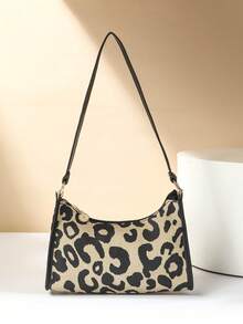 1pc Women's Fashionable Shoulder Bag, Versatile Handbag - Multicolor - View 2