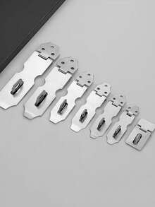 1 件/5 件不锈钢折叠行李锁夹，加强型防盗锁扣