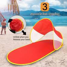 Lều cắm trại ngoài trời chống nắng, không cần dựng, mở nhanh, kiểu dáng dép lê đơn giản. - Nhiều màu - Xem 4