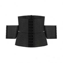 1pc Body Shaper Waist Trainer Cincher, Sports Fitness Tummy Control Shapewear, Hook & Eye Closure Waist Trimmer Belt