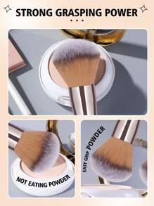 [Champagne Gold ]14-22-25-30 Pcs Makeup Brush Sets Premium Synthetic Hair Eyeshadow Blending Brush Sets Cosmetics Tools