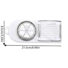 1pc Household Multifunctional Egg Slicer, Suitable For Hard-Boiled Eggs, 2-In-1 Egg Cutter/Divider/Dicer/Slicer, Kitchen Small ToolCreative Home Cutting Tool, Creative Kitchen Supplies - Multicolor - View 6