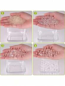 1 Bag/5000pcs Water Gel Beads Vase Filler - Suitable For Floating Candles, Wedding Party, Home Decor, Plants And Crafts (Water-Absorbing Expansion) Birthday Graduation Gift - Transparent - View 9